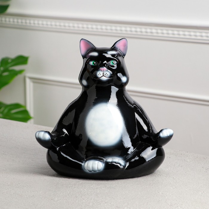 Копилка "Йошкин-кот", покрытие лак, чёрная, 24 см - Фото 1