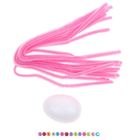 Игрушка из меховых палочек, набор для создания "Пасхальный кролик" + глазки, пенопл.яйцо - Фото 3