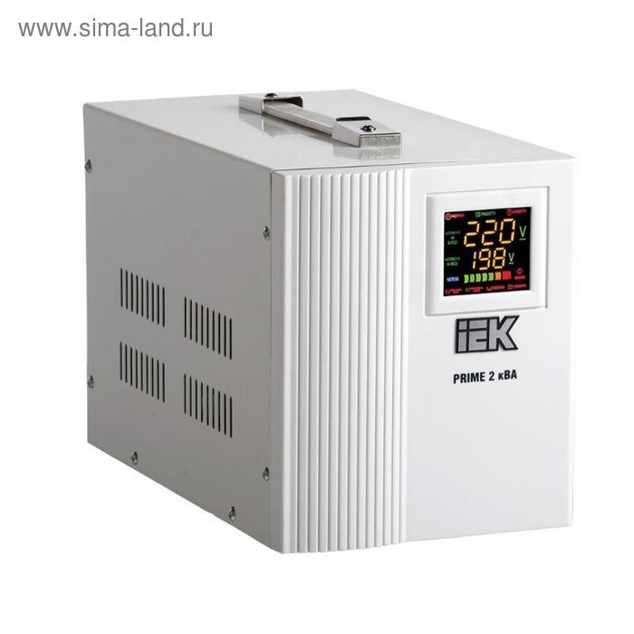 Стабилизатор напряжения IEK Prime, 8 кВА, переносной, IVS31-1-08000 - Фото 1