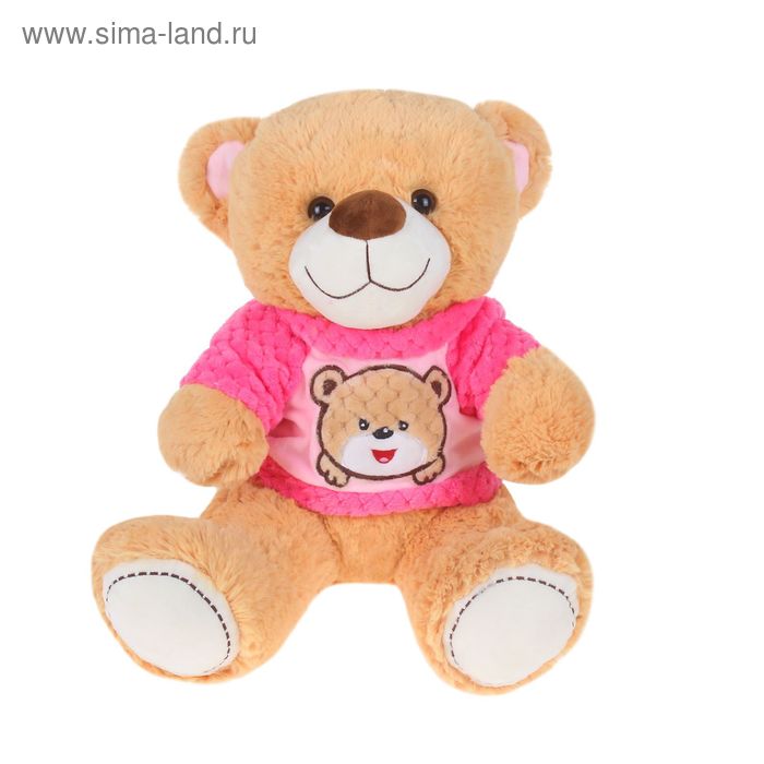 Мягкая игрушка "Медведь в кофте с вышивкой № 1", цвета МИКС - Фото 1