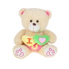 Мягкая игрушка "Медведь с сердцами № 1", цвета МИКС - Фото 1