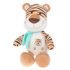 Мягкая игрушка "Тигр с шарфом и вышивкой на животе № 1", цвета МИКС - Фото 1