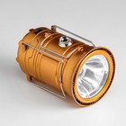 УЦЕНКА Фонарь кемпинговый аккумуляторный, раздвижной, солнечная батарея, 10 х 25 см, микс - Фото 10