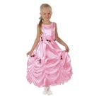 Карнавальное платье "Принцесса 003", р-р 60, рост 110-116 см, цвет розовый - Фото 1
