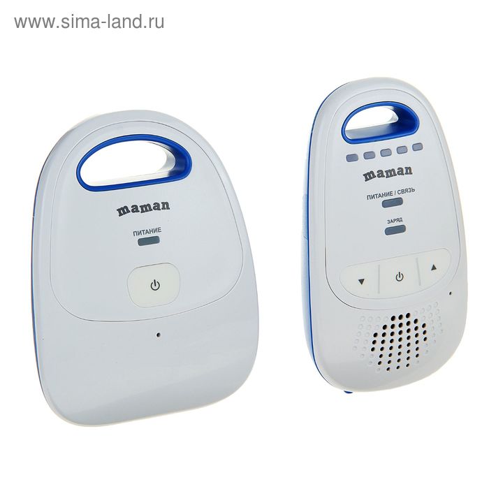 Радионяня беспроводная Maman ВМ1000, радиус до 300 м, АКБ/ 220 В - Фото 1