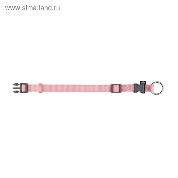 Ошейник Trixie Premium, 22-35 × 1 см (XS-S), розовый - Фото 1