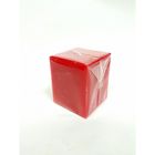 Свеча куб, красный, 5х5.7см - Фото 2