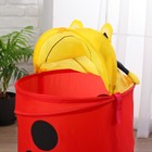 Корзина для игрушек «Божья коровка» с крышкой - Фото 2