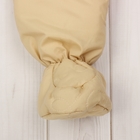 Комбинезон утепленный демисезон с капюшоном, 2 молнии A/027/74, р.74 бежевый - Фото 8
