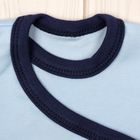 Боди-кимоно, длинный рукав MIŚ 742018,р.62 100% хлопок синий - Фото 2