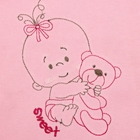 Полукомбинезон детский SWEET CANDY 829/74, рост 74 см, цвет розовый - Фото 3