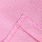 Халат вафельный запашной классический женский, размер 46, рукав 3/4, цвет розовый, 180 г/м² - Фото 4