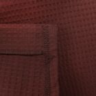 Халат вафельный запашной классический мужской, размер 54, цвет шоколад, 180 г/м² - Фото 4