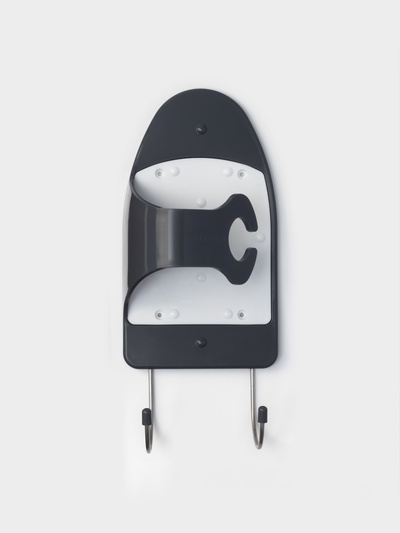 Держатель для утюга BEROSSI, пластик, 26×14.5×9 см. серый