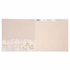 Бумага для скрапбукинга «Кружево», 30.5 × 30.5 см, 180 г/м - Фото 2
