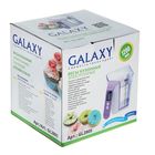 Весы кухонные Galaxy GL 2805, электронные, до 2 кг, LCD-дисплей, фиолетовые - фото 9233997