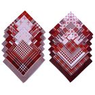 Платки носовые мужские «Этель», размер 30×30 см, 12 шт., коричневые, рисунок МИКС - Фото 1