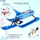 Снегокат «Ника-кросс Кролик», СНК, цвет голубой/чйрный - Фото 2