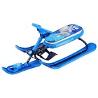 Снегокат «Ника-кросс Кролик», СНК, цвет голубой/чйрный - Фото 4