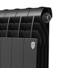 Радиатор биметаллический Royal Thermo BiLiner new/Noir Sable, 500 x 80 мм, 10 секций, черный - Фото 4
