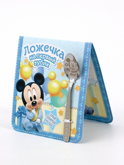 Ложка детская «На первый зубик», 2.3×11 см, Микки Маус