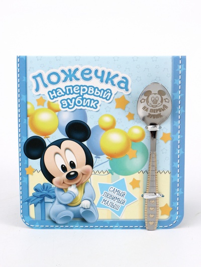 Ложка детская «На первый зубик», 2.3×11 см, Микки Маус