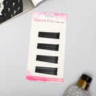 Невидимки для волос QF «Гладкие», набор 36 шт., 6 см, чёрные - Фото 1