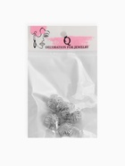 Шапочки для бусин (набор 10 шт.), СМ-051-1, 14×14×7 мм, цвет серебро 1514827