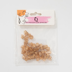 Шапочки для бусин (набор 50 шт.), СМ-091, 8×10 мм, цвет золото - Фото 3