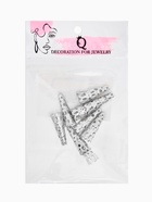 Шапочки для бусин (набор 10 шт.), СМ-103-1, 22×9 мм, цвет серебро 1514847