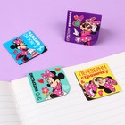 Закладки магнитные для книг на открытке "Самой очаровательной", Минни Маус - фото 10220878