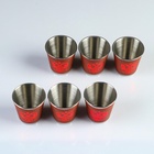 Стопки в чехле «Герб», нержавеющая сталь, набор 6 шт. × 75 мл - Фото 3