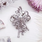 Брошь «Жемчужная классика» цветок, цвет бело-серый в серебре - Фото 2