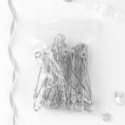 Булавка шляпная, 100 × 18 мм, цвет серебряный - Фото 3