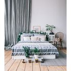 Постельное бельё "Этель" 1.5 сп. Жемчужная вязка, размер 143х215 см, 150х214 см, 70х70 см - 2 шт - Фото 7