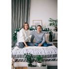 Постельное бельё "Этель" евро Жемчужная вязка, размер 200х217 см, 240*220 см, 70х70 - 2 шт - Фото 9