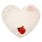 Открытка‒валентинка «Алые розы», 7 × 6 см - Фото 2
