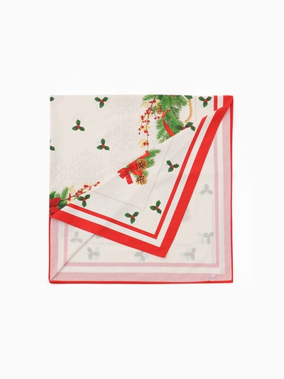 Скатерть новогодняя «Этель. Рождественский балл», 150×220 см, 100% хлопок