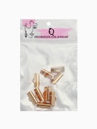 Зажим для ленты, СМ-341, набор 10 шт. 16×4 мм, цвет золотой 1514903