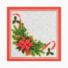 Набор новогодний «Рождественский бал»: скатерть 150×220 см ±3 см с ГМВО, салфетка 40×40 см-12 шт., 100% хлопок - Фото 7