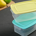 Набор контейнеров пищевых «Каскад»,3 шт, 1 л, цвет МИКС - Фото 5