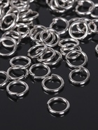 Кольцо соединительное «СМ-976», 0.8×6 мм (набор 50 г, ± 570 шт.), цвет серебро - Фото 3