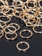 Кольцо соединительное 1×7 мм (набор 50 г, ± 410 шт.) СМ-982, цвет золото - Фото 2