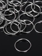 Кольцо соединительное 0.7×12 мм (набор 50 г, ±360 шт.) СМ-995, цвет серебро - Фото 3