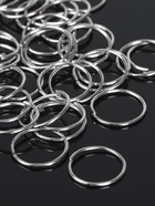 Кольцо соединительное «СМ-1002», 0.9×14 мм, набор 50 г, ± 235 шт. цвет серебро - Фото 3