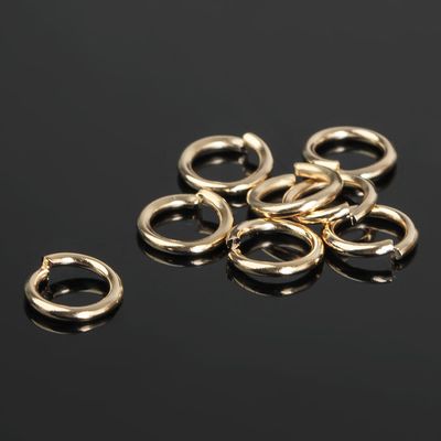 Кольцо соединительное 1,6*10 мм (набор 50 гр, ±130 шт) СМ-1009, цвет золото
