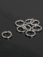 Кольцо соединительное «СМ-1009», 1×1×0.2 см, набор 50 г, ± 130 шт. цвет серебро - Фото 2
