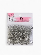 Кольцо соединительное «СМ-1009», 1.6×10 мм, набор 50 г, ± 130 шт. цвет серебро - Фото 4