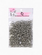 Кольцо соединительное двойное неразъёмное «СМ-1025», d=0.6 см, набор 50 г, ± 510 шт. цвет серебро - Фото 4