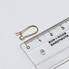 Швензы для сережек-петельки СМ-1069, (набор 5 пар) 15 мм, цвет золото - Фото 2